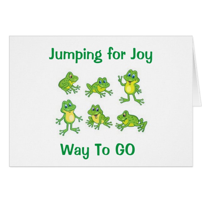 JUMPER POUR "JOIE" POUR "VOUS" FÉLICITATIONS (Devant horizontal)