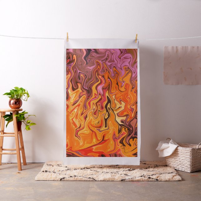 Jumpin' Flames.... Fabric (In Situ)