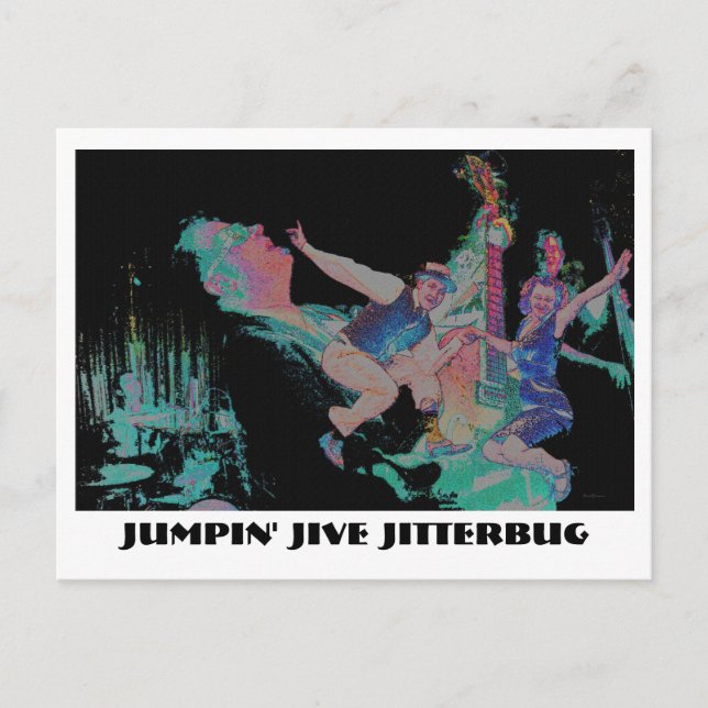 Jumpin' Jive Jitterbug Postcard (Front)