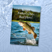 Jumping Bass Reel Hero Fishing Father’s Day