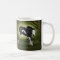 Jumping Black and White Overo Paint Horse