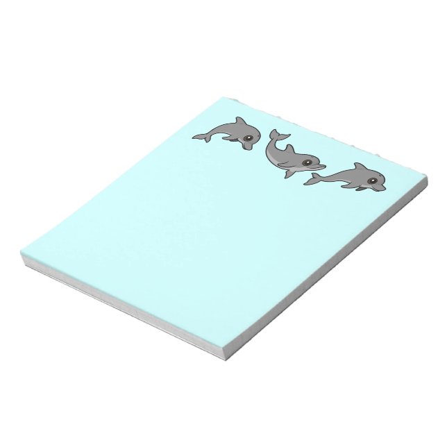 Jumping Bottlenose Dolphin Notepad (Rotated)