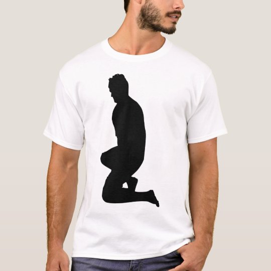 Jumping bowing kneeling art T-Shirt