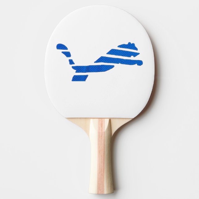 Jumping Cat  Ping Pong Paddle (Front)