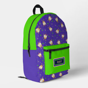 Jumping cupcakes  printed backpack
