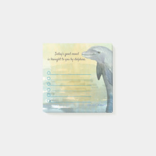Jumping Dolphin Custom Office Organize Your Day Post-it Notes