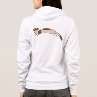 Jumping ferret hoodie