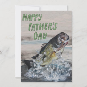 Jumping Fish Father’s Day Holiday Card