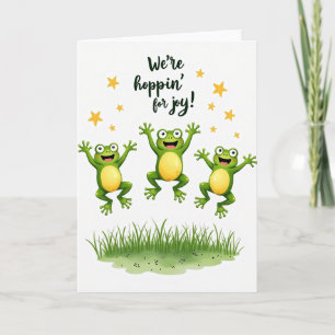 Jumping For Joy Fathers Day Card