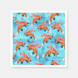 Jumping Fox Paper Napkin