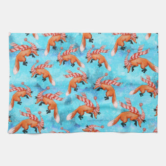 Jumping Fox Tea Towel