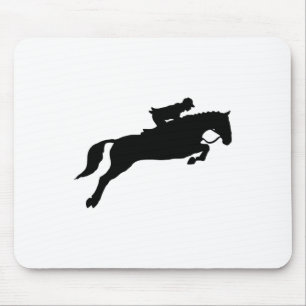 Jumping Galloping Running Horse  Mouse Pad