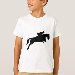 Jumping Galloping Running Horse  T-Shirt