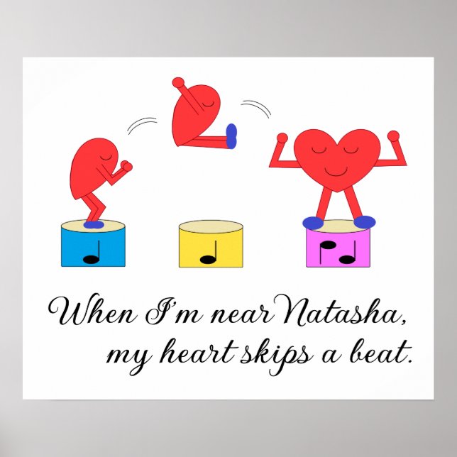 Jumping Heart in Love: Poster (Front)