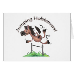 Jumping Holsteiners!