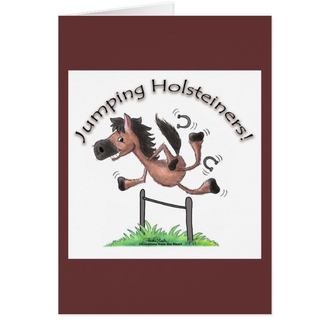 Jumping Holsteiners! (Front)