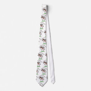 Jumping Holsteiners! Tie