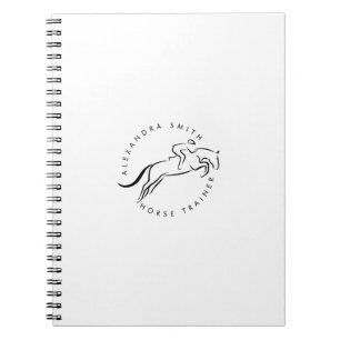 Jumping Horse   Horseback Riding   Horse Trainer Notebook