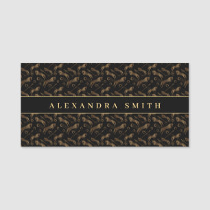 Jumping Horse Scribble Horse Horse Trainer Name Tag