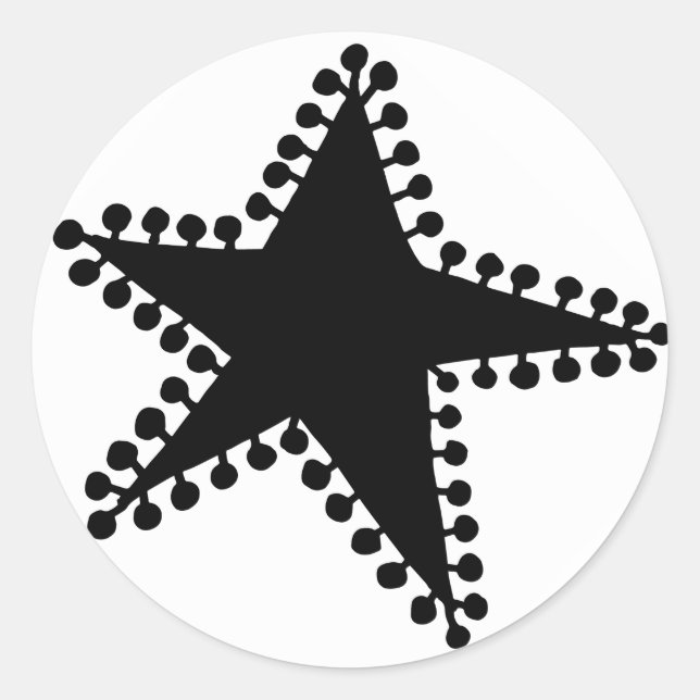 Jumping Jack Classic Round Sticker (Front)
