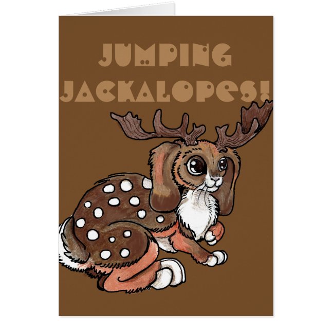 Jumping Jackalopes! Blank Customizable (Front)