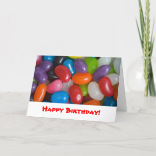 Jumping Jelly Beans Card