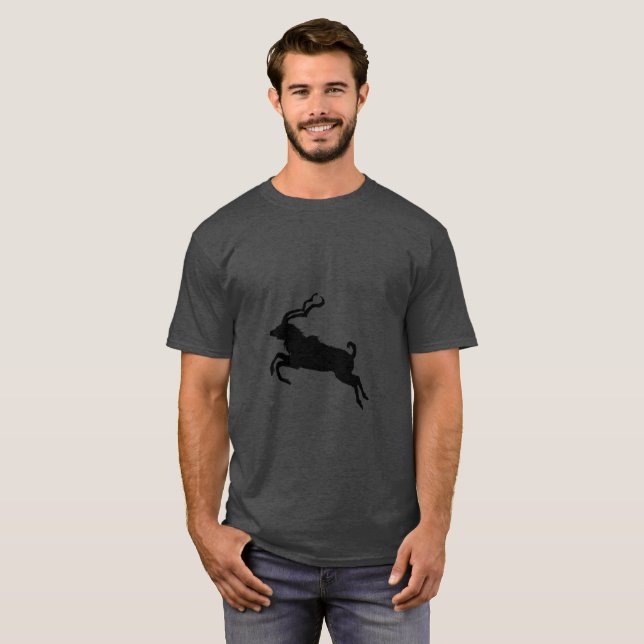 Jumping kudu silhouette T-Shirt (Front Full)