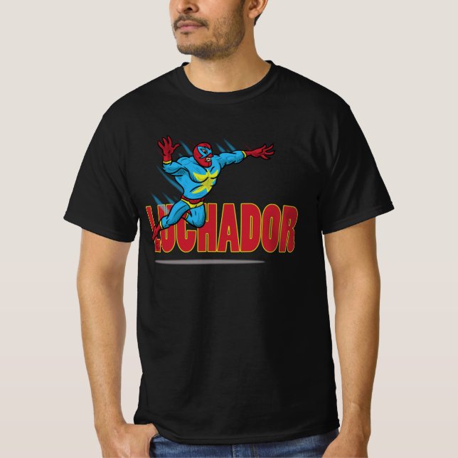 Jumping Luchador T-Shirt (Front)