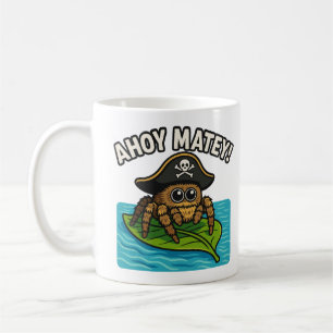 Jumping Pirate Spider Adventure Captain Webbeard Coffee Mug