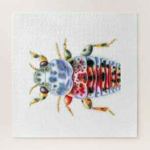 Jumping Plant Louse 060824IREF212 - Watercolor Jigsaw Puzzle