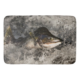 Jumping Salmon Bath Mat