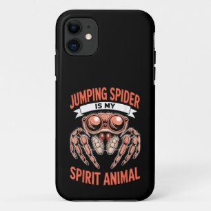 Jumping Spider Art for Men Women Kids, Cute Gift iPhone 11 Case