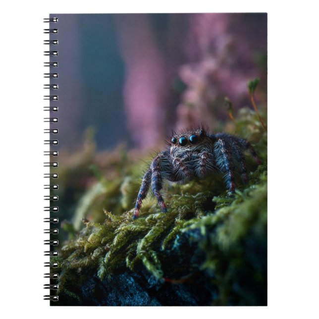 Jumping Spider Forest Notebook (Front)