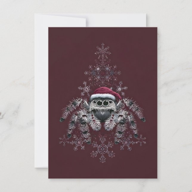 Jumping Spider Holiday Cards (Front)