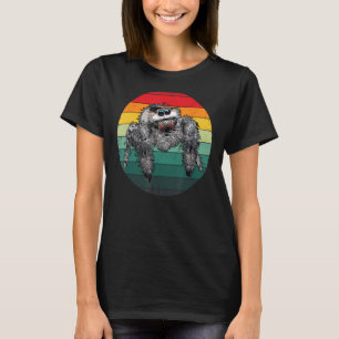 Jumping Spider Mom Dad Spooder Vintage Cute Pet Sp T-Shirt