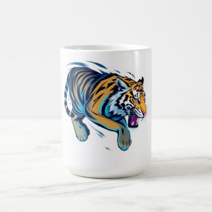 Jumping Tiger Coffee Mug