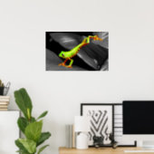 Jumping Tree Frog Poster (Home Office)