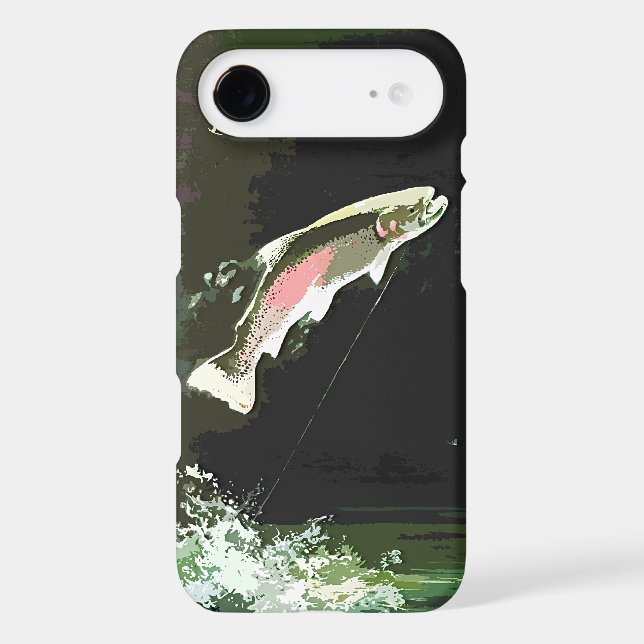 JUMPING TROUT ART Case-Mate iPhone CASE (Back)