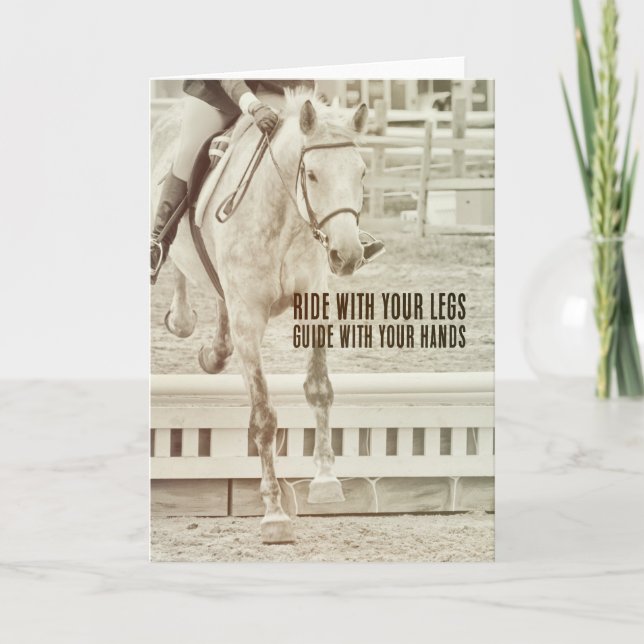 JUMPING VERTICAL Greeting Card (Front)