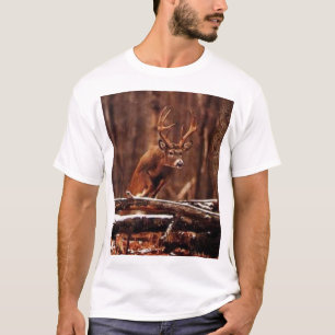 Jumping Whitetail Buck T-Shirt