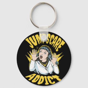 Jumpscare Addict Keychain