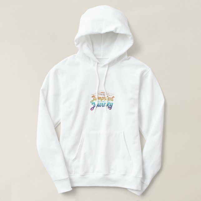 Jumpstart the Journey. Hoodie (Design Front)