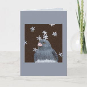 Junco Christmas card