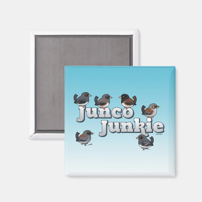 Junco Junkie Magnet (Front/Back)