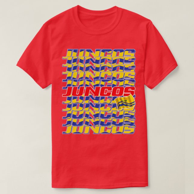 Juncos Cascade text 2 T-Shirt (Design Front)