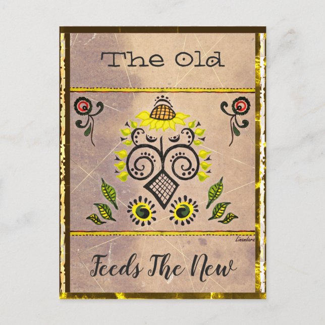 Junction Card No 11: The Old feeds The New (Front)