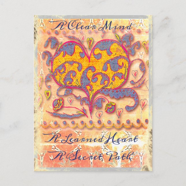Junction Card No 17: Clear Mind, Learned Heart (Front)