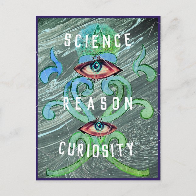 Junction Card No 21a: Science, Reason, Curiosity (Front)