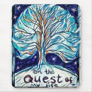 Junction Card No 4: On the Quest of My Life Mouse Pad