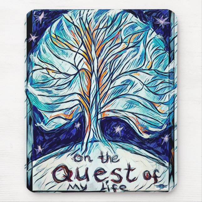 Junction Card No 4: On the Quest of My Life Mouse Pad (Front)